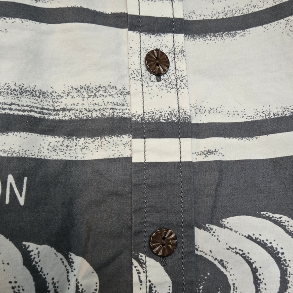 Hobie by Hurley Button Down Shirt Size M - Picture 10 of 10